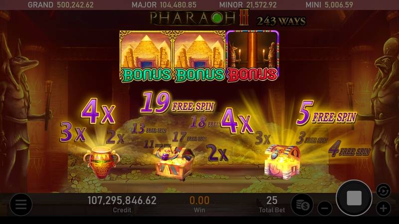 寶箱展示畫面含 4× 與 5 FREE SPIN 等字樣，要先分清獎勵種類。