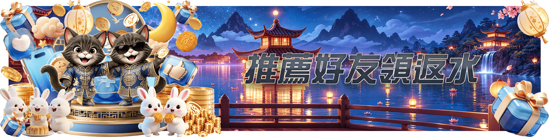 推薦好友領返水|RZU娛樂城官方活動圖